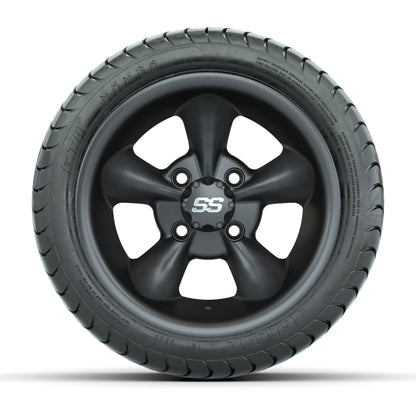 Set of (4) 12 in GTW Godfather Wheels with 215/35-12 GTW Mamba Street Tires