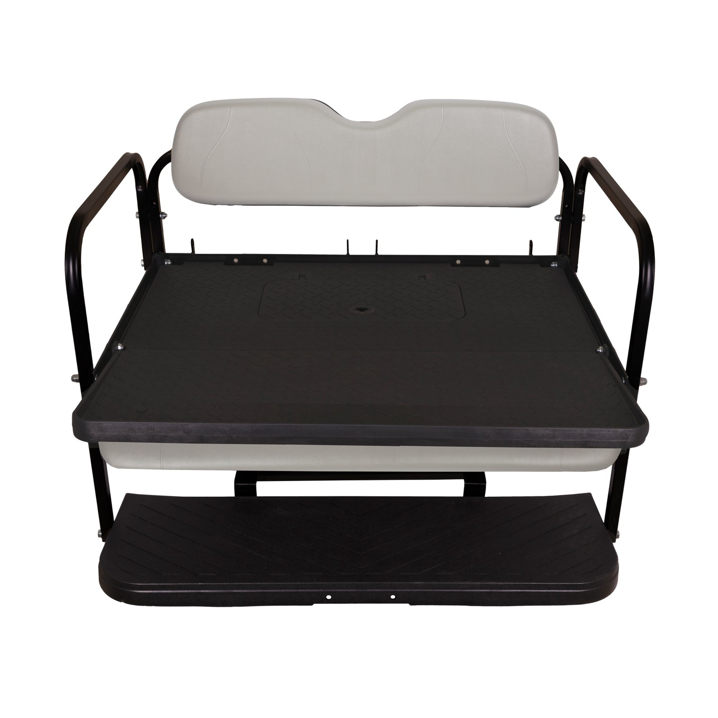 GTW MACH3 Rear Flip Seat for Club Car Precedent, Tempo, & Onward - Gray (Years 2004-Up)