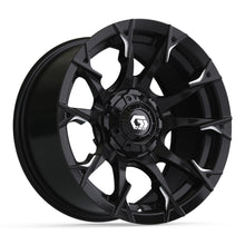 14″ GTW® Diablo Gloss Black with Machined Accents Wheel