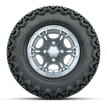 GTW Spyder Silver Brush 10 in Wheels with 20x10-10 Predator All Terrain Tires – Full Set