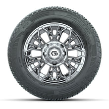 Set of (4) 12 in GTW® Stellar Chrome Wheels with 215/50-R12 Fusion S/R Street Tires
