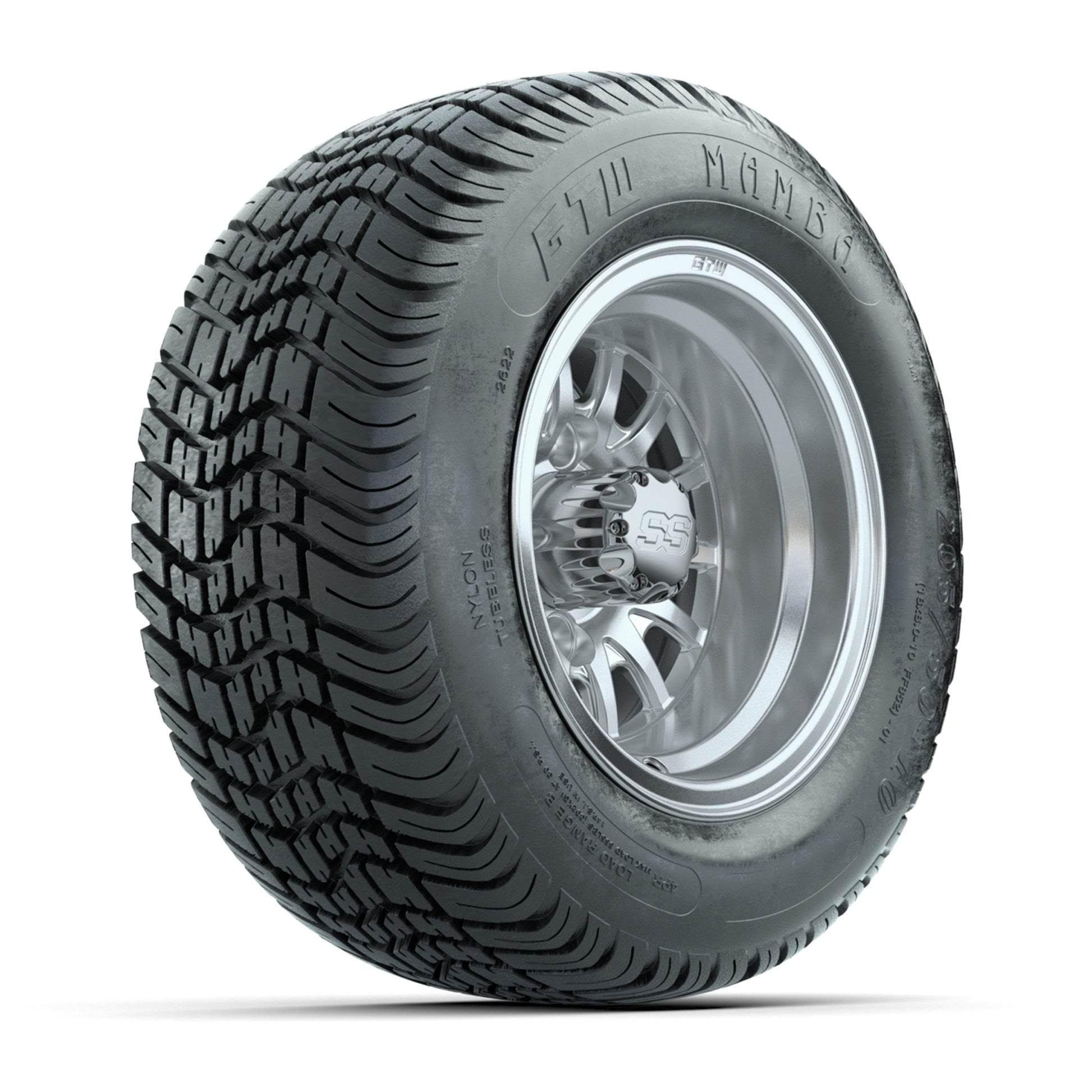 Set of (4) 10 in GTW Medusa Wheels with 205/50-10 GTW Mamba Street Tires