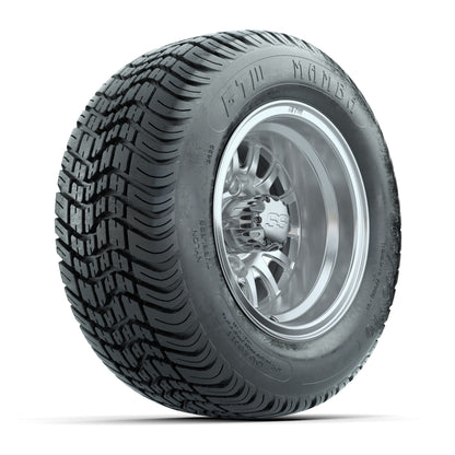 Set of (4) 10 in GTW Medusa Wheels with 205/50-10 GTW Mamba Street Tires
