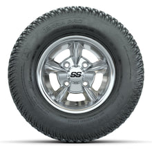 GTW Godfather Chrome 10 in Wheels with 20x10-10 S-Pattern Terra Pro Street Tires – Full Set
