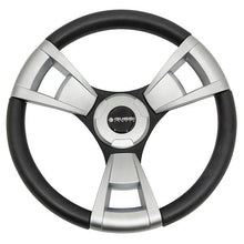 Gussi Italia® Model 13 Black/Brushed Steering Wheel For All Club Car DS Models
