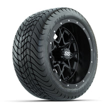 Set of (4) 12 in GTW Vortex Wheels with 215/35-12 GTW Mamba Street Tires
