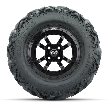 Storm Trooper Wheels with Barrage Mud Tires - 10 Inch