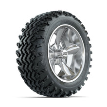 GTW Godfather Chrome 14 in Wheels with 23x10.00-14 Rogue All Terrain Tires - Full Set