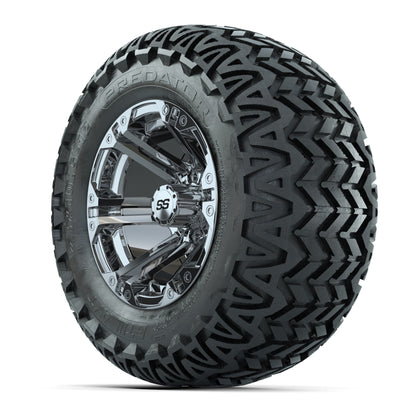 GTW Specter Chrome Wheels with 23in Predator A-T Tires - 12 Inch
