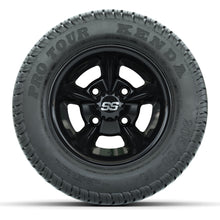 GTW Godfather Black 10 in Wheels with 205/50-10 Kenda Pro Tour Street Tires – Full Set
