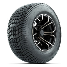 GTW® Spyder Matte Black/Bronze 12 in Wheels with 255/50-12 Excel Classic Street Tires – Full Set