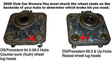 Jake's Club Car Precedent Disc Brake Kit W/ Spindle Lift (Years 2008.5-Up)
