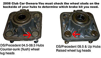 Jake's Club Car Precedent Disc Brake Kit W/ Spindle Lift (Years 2008.5-Up)