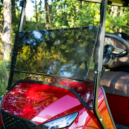 RedDot EZGO TXT Clear 1/4” Folding Windshield for Storm Body Kits with 3/4” Struts (Years 1994.5-Up)