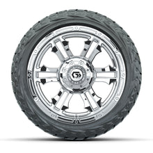GTW Shogun Chrome 14 in Wheels with 23x10.00-R14 Maverick All-Terrain Tires – Full Set