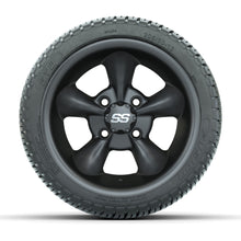 GTW® Godfather Matte Gray 12 in Wheels with 205/30-12 Fusion Street Tires – Full Set