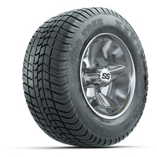 GTW Godfather Chrome 10 in Wheels with 205/50-10 Kenda Pro Tour Street Tires – Full Set