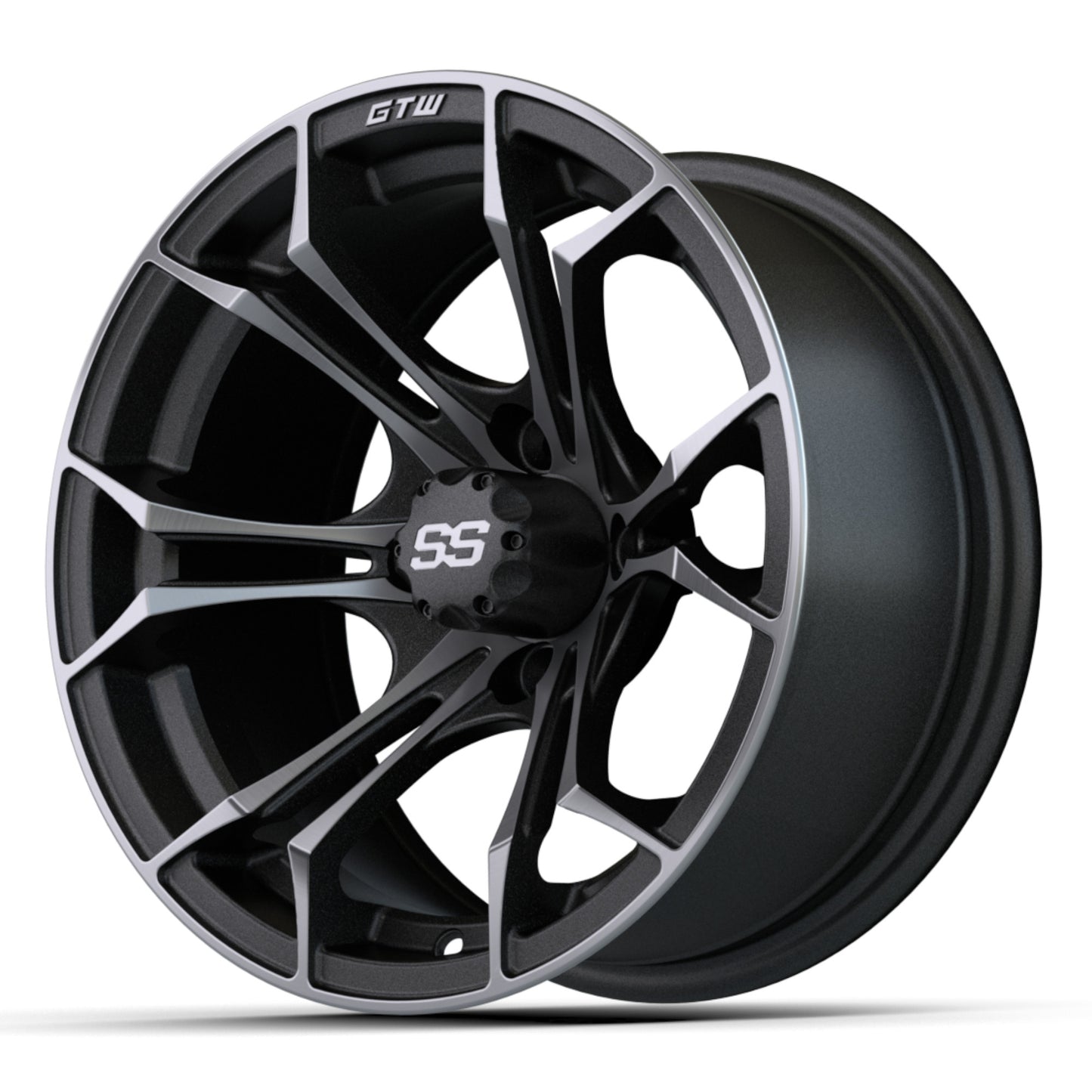14'' GTW® Spyder Matte Grey Wheel