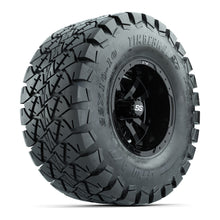 GTW Storm Trooper Black Wheels with 22in Timberwolf Mud Tires - 10 Inch