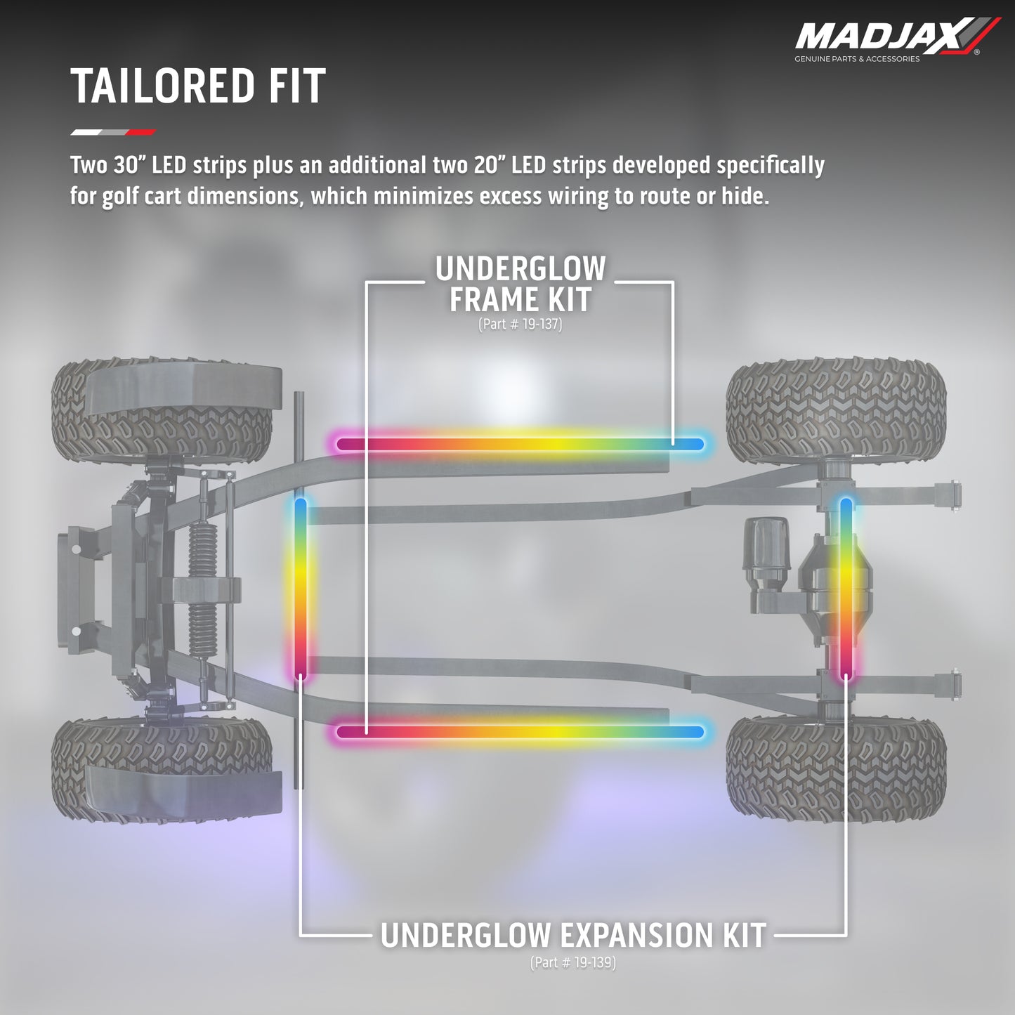 MadJax® Universal LUX Underglow Expansion Kit