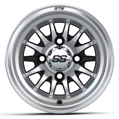10'' GTW® Medusa Black with Machined Accents Wheel