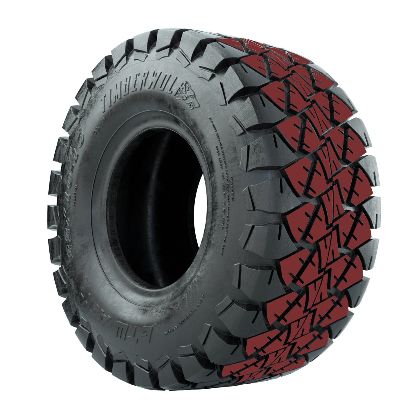 GTW® Shogun Chrome 14 in Wheels with 22x10-14 Timberwolf All-Terrain Tires – Full Set