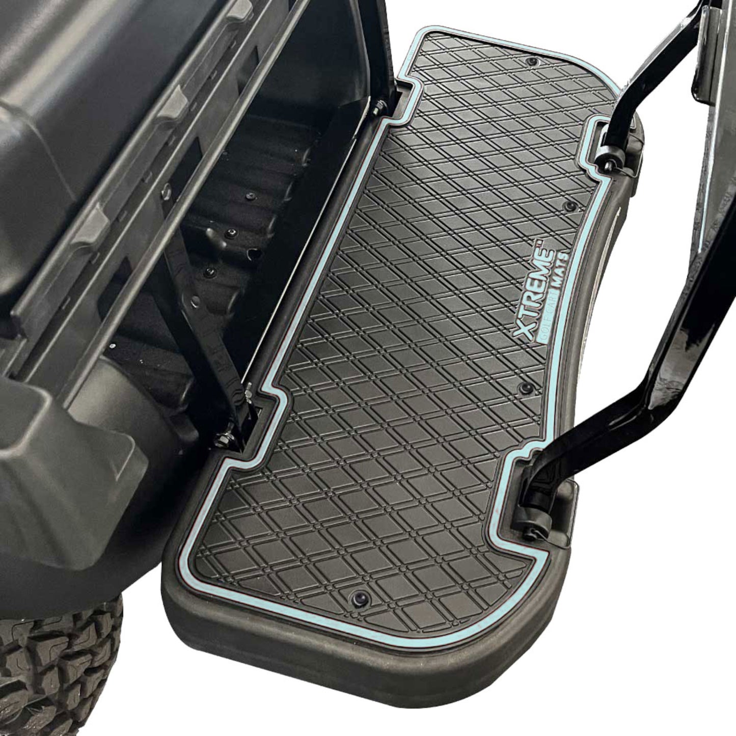 Xtreme Floor Mats for MadJax XSeries X2, X4 Rear Seat Mat - Black/Sea Storm Blue