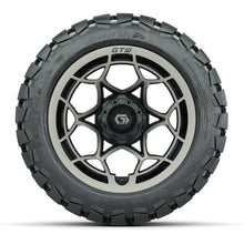 GTW® Nexus Gloss Black/Bronze 14 in Wheels with 22x10-14 Timberwolf All-Terrain Tires – Full Set