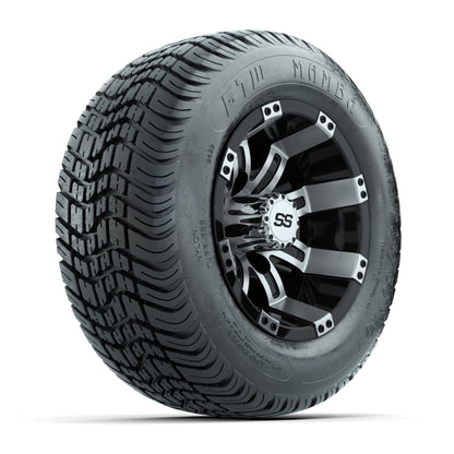 Set of (4) 10 in GTW Tempest Wheels with 205/50-10 Mamba Street Tires