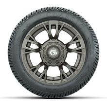 GTW® Vandal Bronze/Machined 12 in Wheels with 215/40-12 Excel Classic Street Tires – Full Set