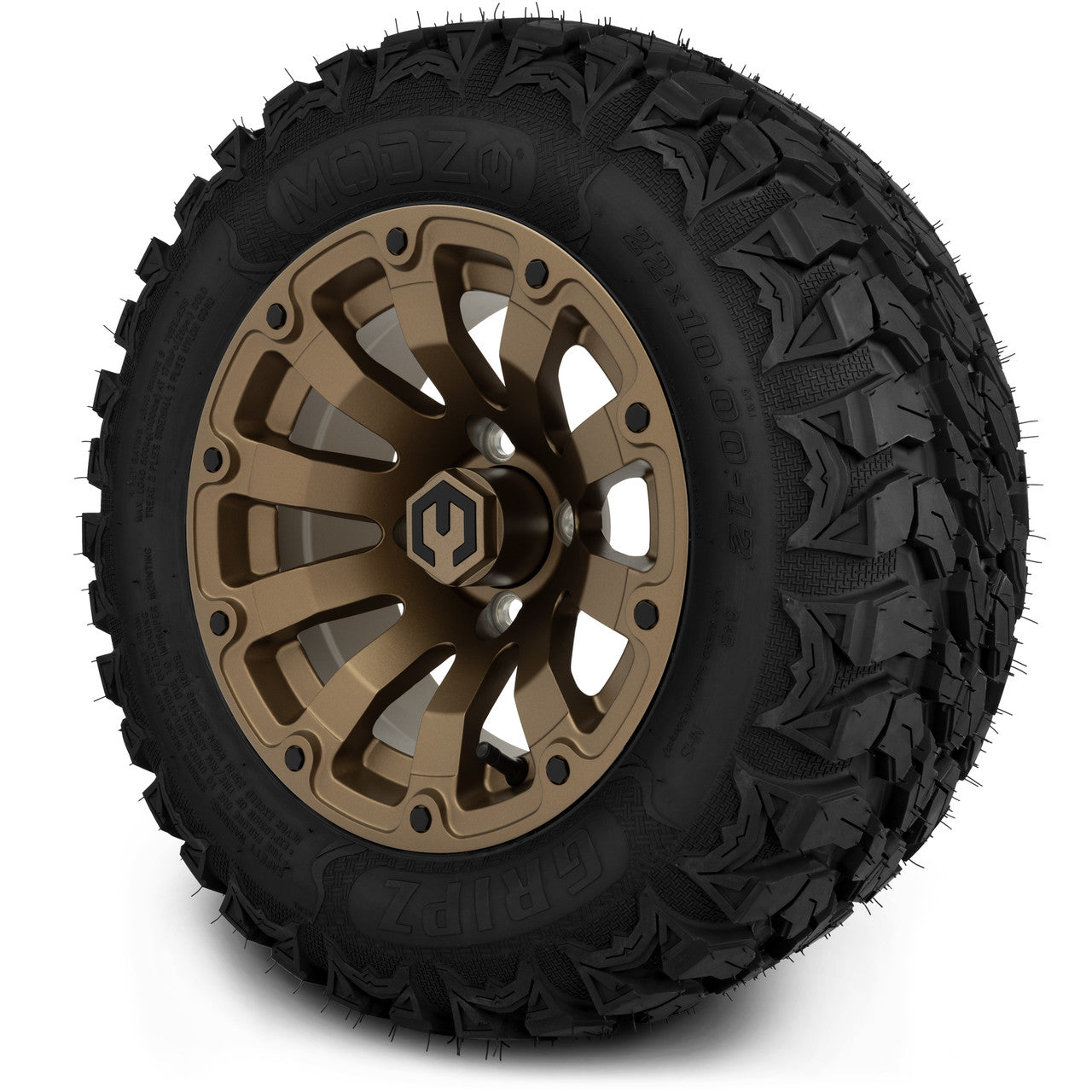 MODZ® 12" Bomber Matte Bronze Wheels & Off-Road Tires Combo
