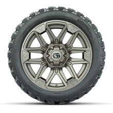 GTW® Graffiti Bronze/Black 14 in Wheels with 23X10-R14 Nomad Steel Belt Radial All-Terrain Tires – Full Set