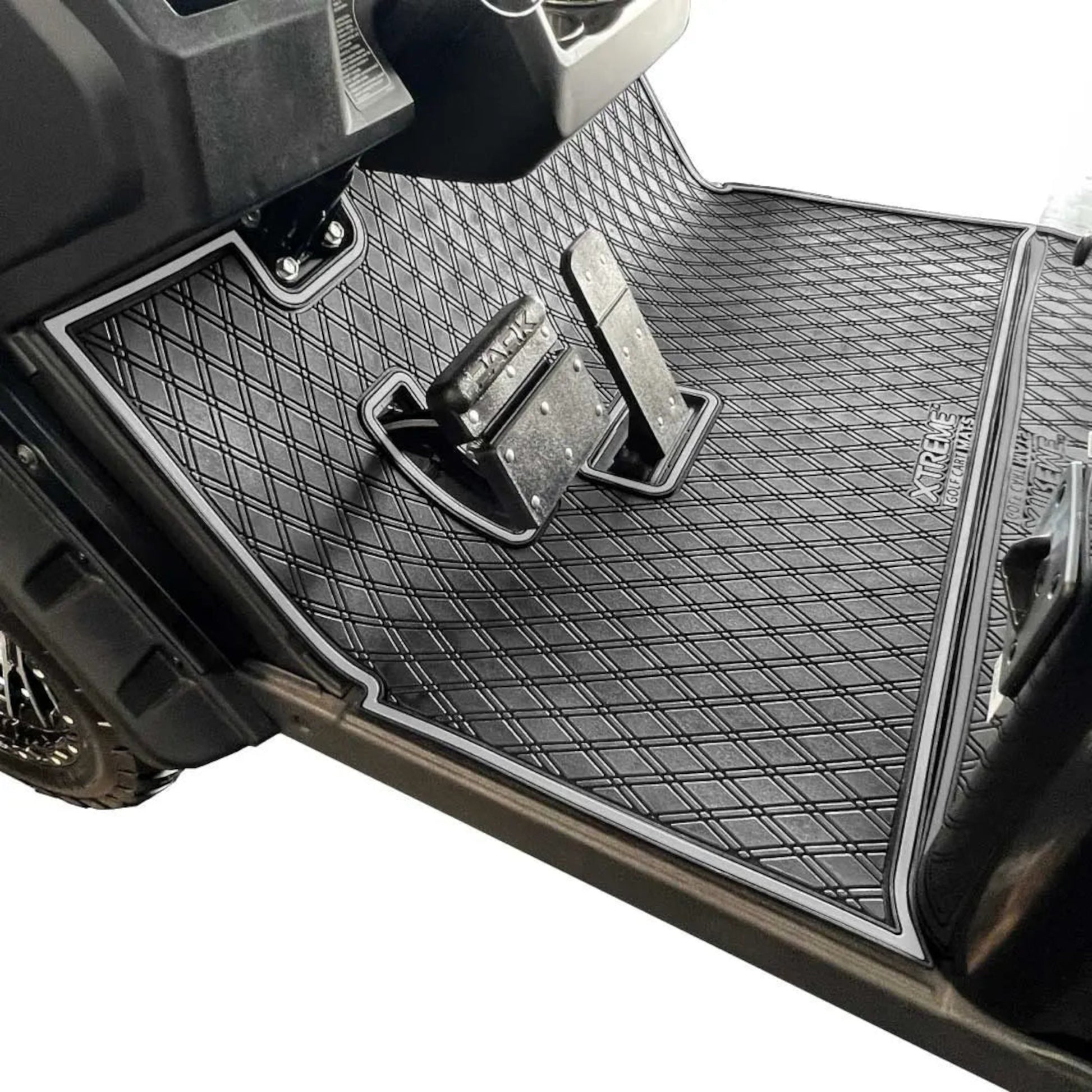 Xtreme Floor Mats for EZGO S4 2022-Up - Black/Gray