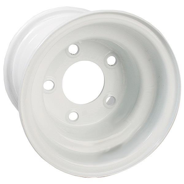 8'' GTW White Steel Wheel (Centered - 5 Hole)