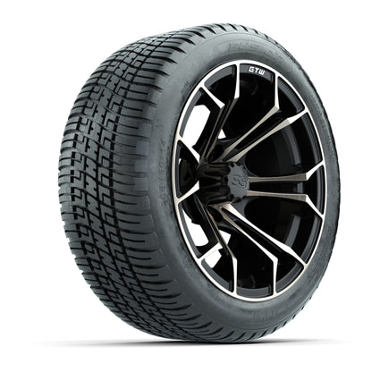 GTW Spyder Bronze/Matte Black 14 in Wheels with 205/30-14 Fusion Street Tires – Full Set