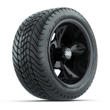 GTW Godfather Black 12 in Wheels with 215/35-12 Mamba Street Tires – Full Set