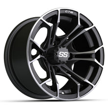 12'' GTW® Spyder Matte Gray Wheel with Machined Accents