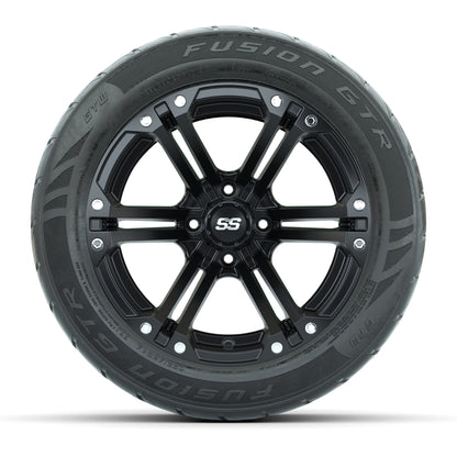 Set of (4) 14 in GTW Specter Wheels with 255/45-R14 Fusion GTR Street Tires