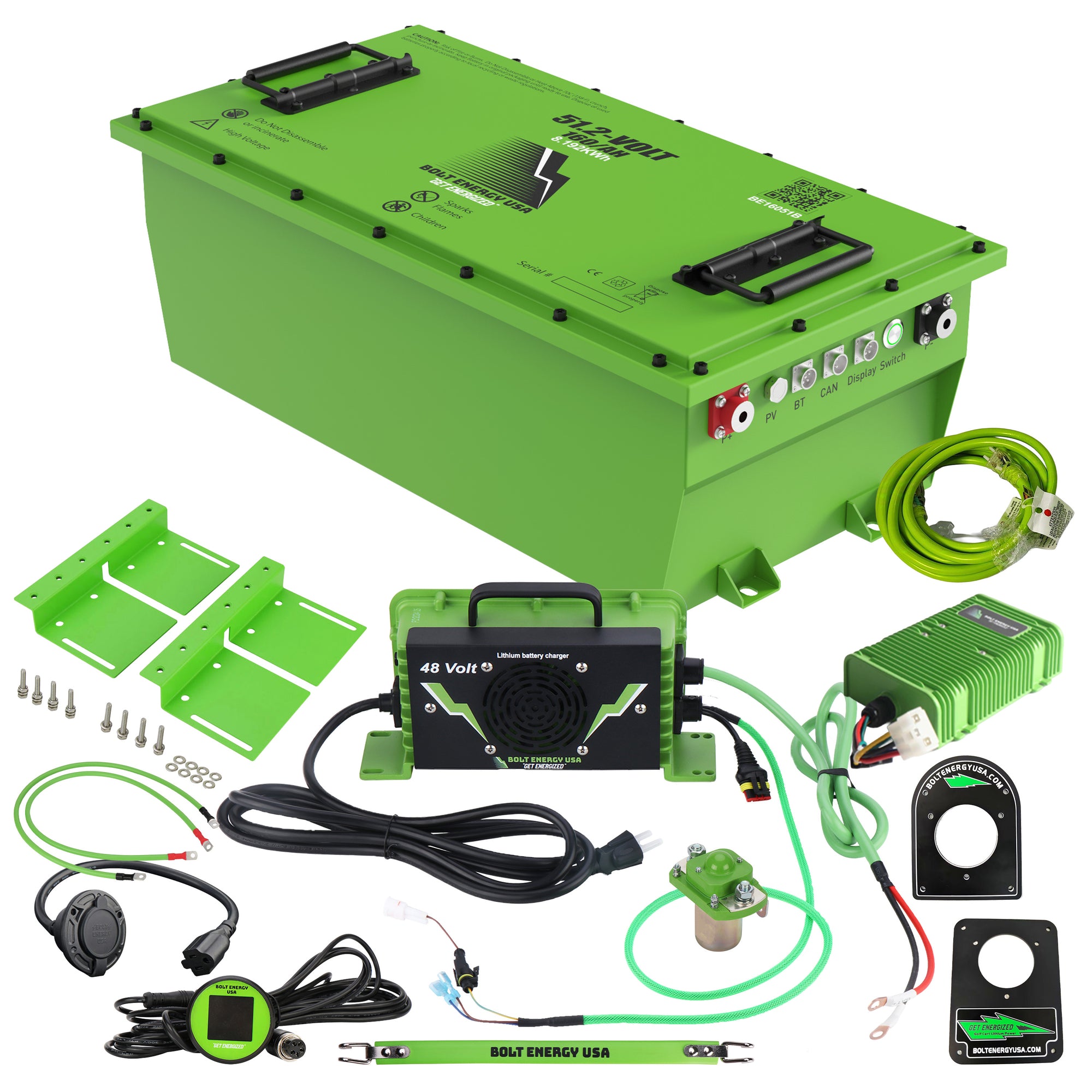 Bolt Energy Evolution Classic 6 51V 160AH Professional Battery Kit