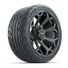GTW Raven Matte Gray/Ball Mill 15 in Wheels with 215/40-R15 Fusion GTR Steel Belt Radial Street Tires – Full Set