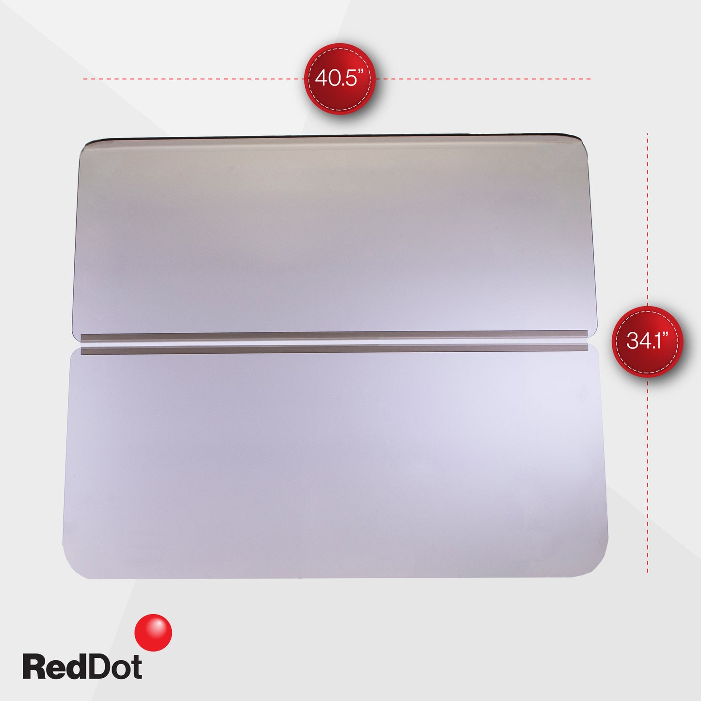 1995-02 Yamaha G14-G16-G19 - Red Dot Clear Folding Windshield