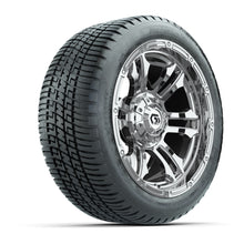 GTW® Shogun Chrome 14 in Wheels with 205/30-14 Fusion Street Tires – Full Set
