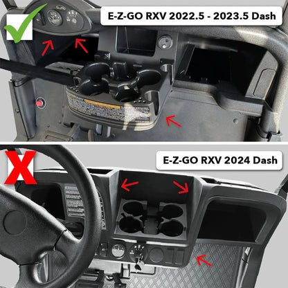 Xtreme Floor Mats for EZGO RXV 2023 - Black/Gray