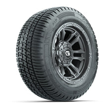 GTW® Shogun Gunmetal 12 in Wheels with 215/50-R12 Fusion S/R Steel Belt Radial Tires - Full Set