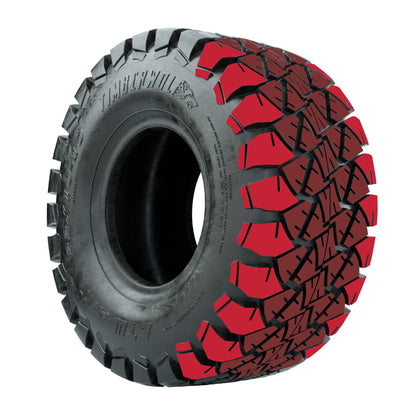 GTW Medusa Black and Machined Wheels with 22in Timberwolf Mud Tires - 10 Inch