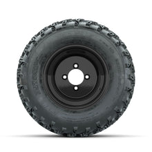 GTW Steel Matte Black 3:5 Offset 10 in Wheels with 20x10.00-10 Rogue All Terrain Tires – Full Set