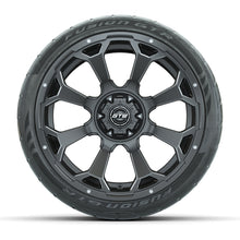 GTW Raven Matte Gray/Ball Mill 15 in Wheels with 215/40-R15 Fusion GTR Steel Belt Radial Street Tires – Full Set