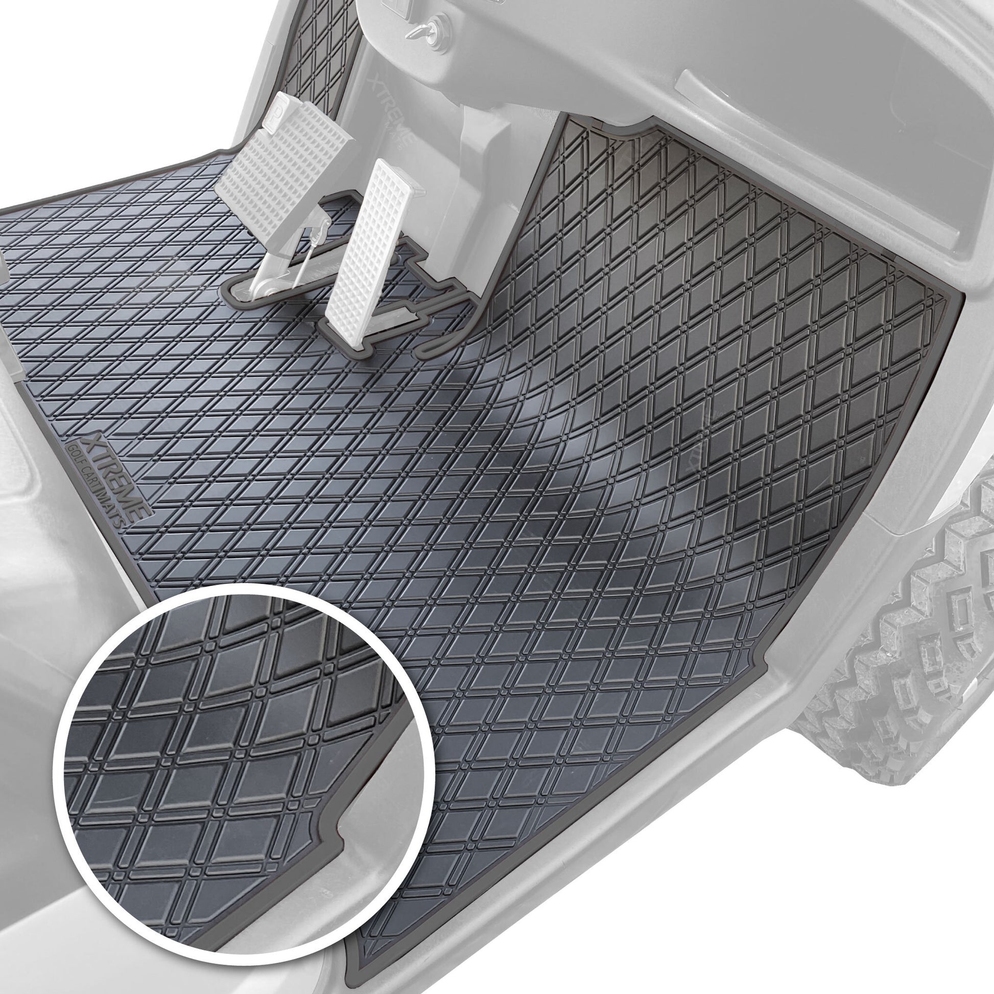 Xtreme Floor Mats for Yamaha Drive - All Black