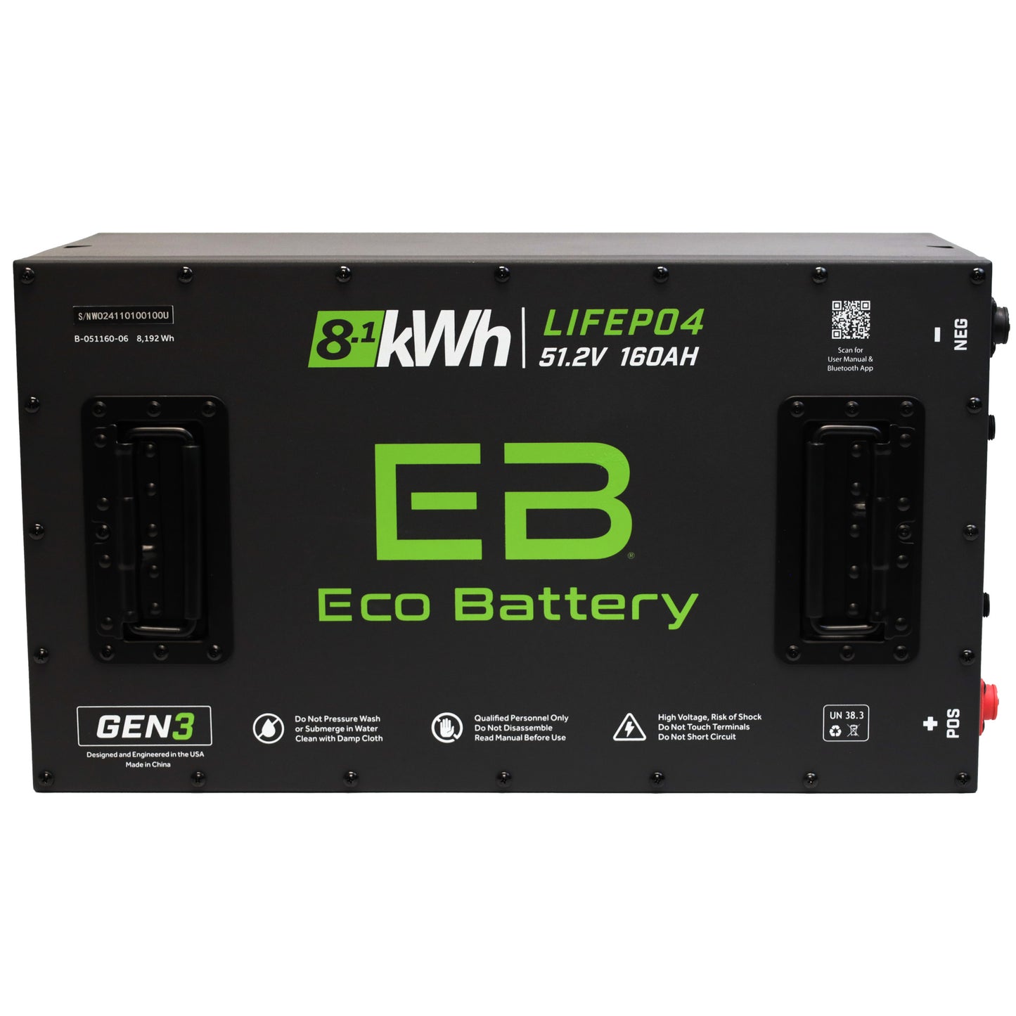 Advanced EV1 2021-2023 Eco Lithium 51v 160Ah GEN3 "AE MCU" Battery Bundle