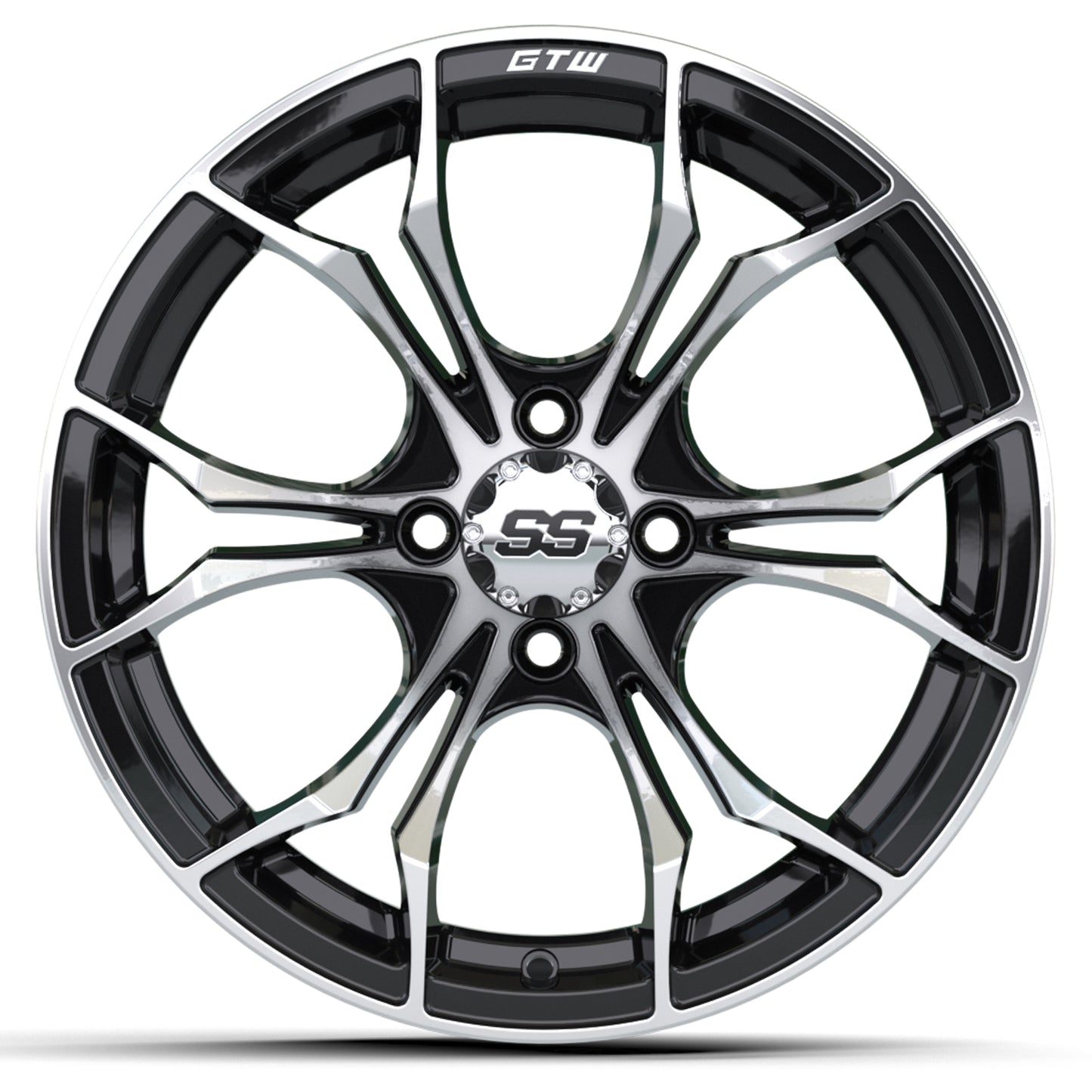 15'' GTW® Spyder Gloss Black Wheel
